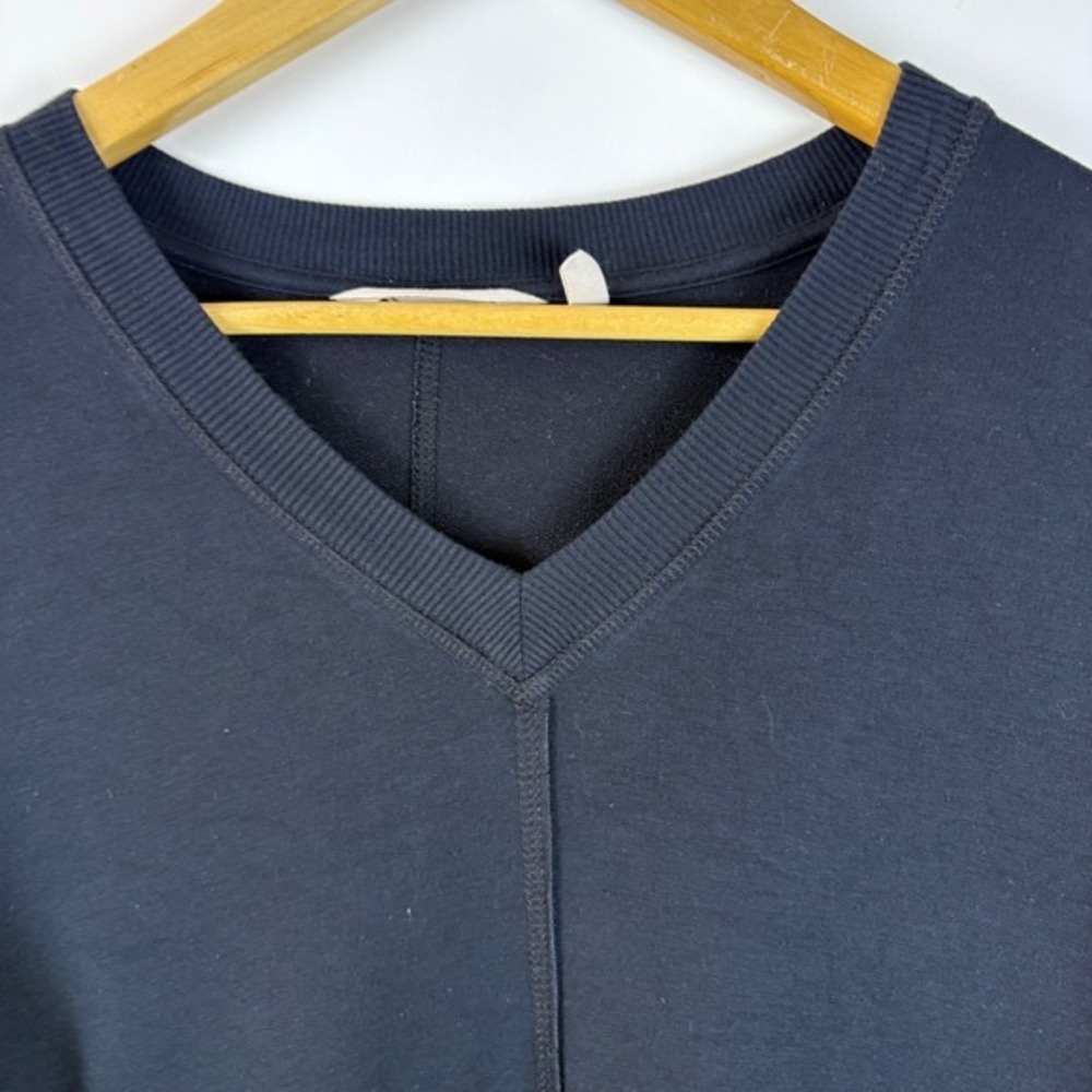 Soft Surroundings Siesta Soft Tunic Black V-Neck Long Sleeve XS‎ - Picture 4 of 8